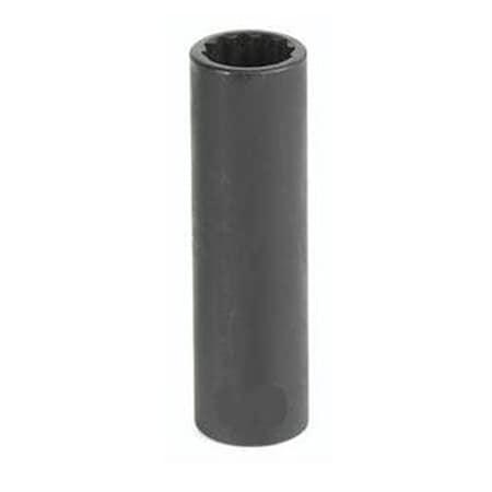 Grey Pneumatic 3/8" Drive, 11 mm Size, 12-Point Deep, Metric Socket 1111MD